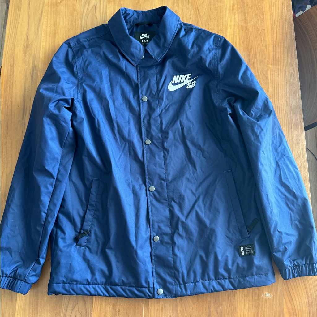 Nike Sb Coach Snowboarding Jacket Mens Large Navy